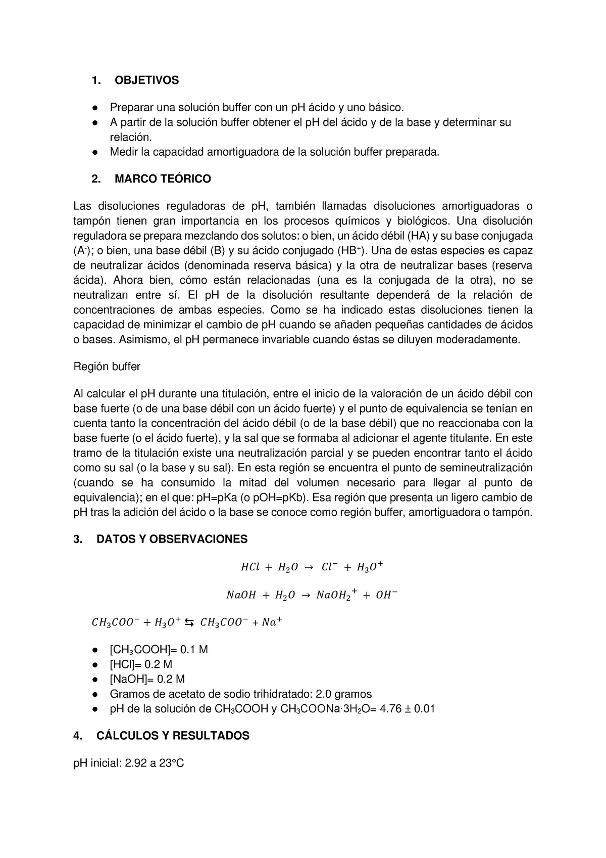 Práctica N°5 Informe De Laboratorio 1 Objetivos Preparar Una