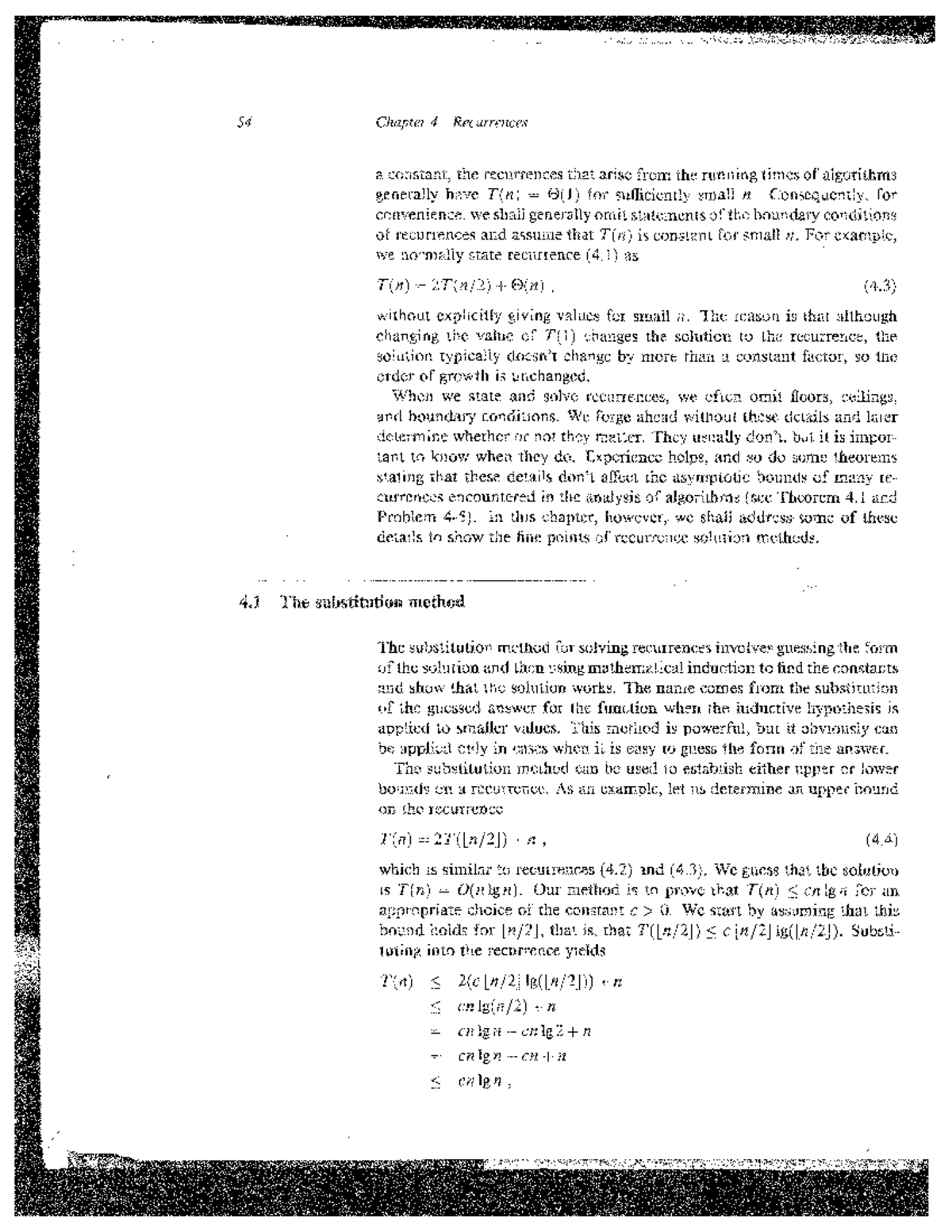 Master- Method - Algorithm analysis and design - Studocu