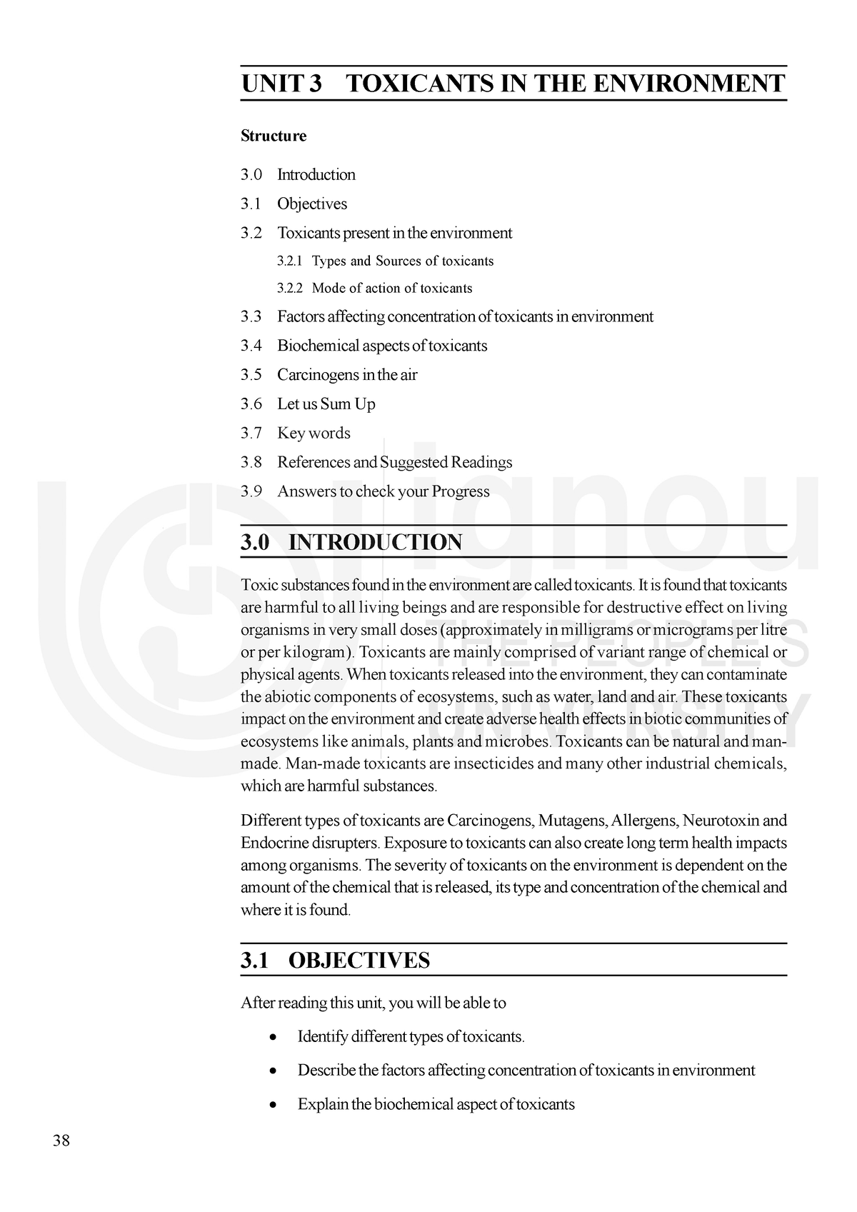 Toxicants IN THE Environment - Fundamental of Environmental Health and ...