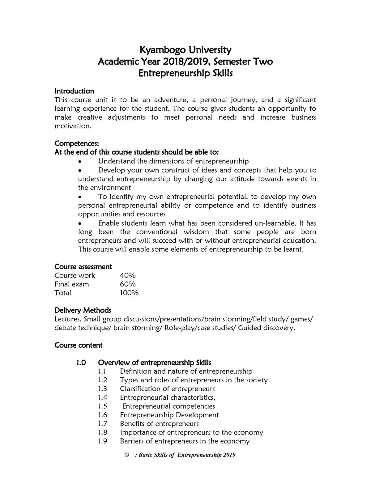 kyambogo university research proposal format