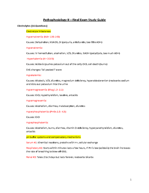 Patho II Week 9 Case Studies (neuro) - Pathophysiology II - Week 9 Case ...