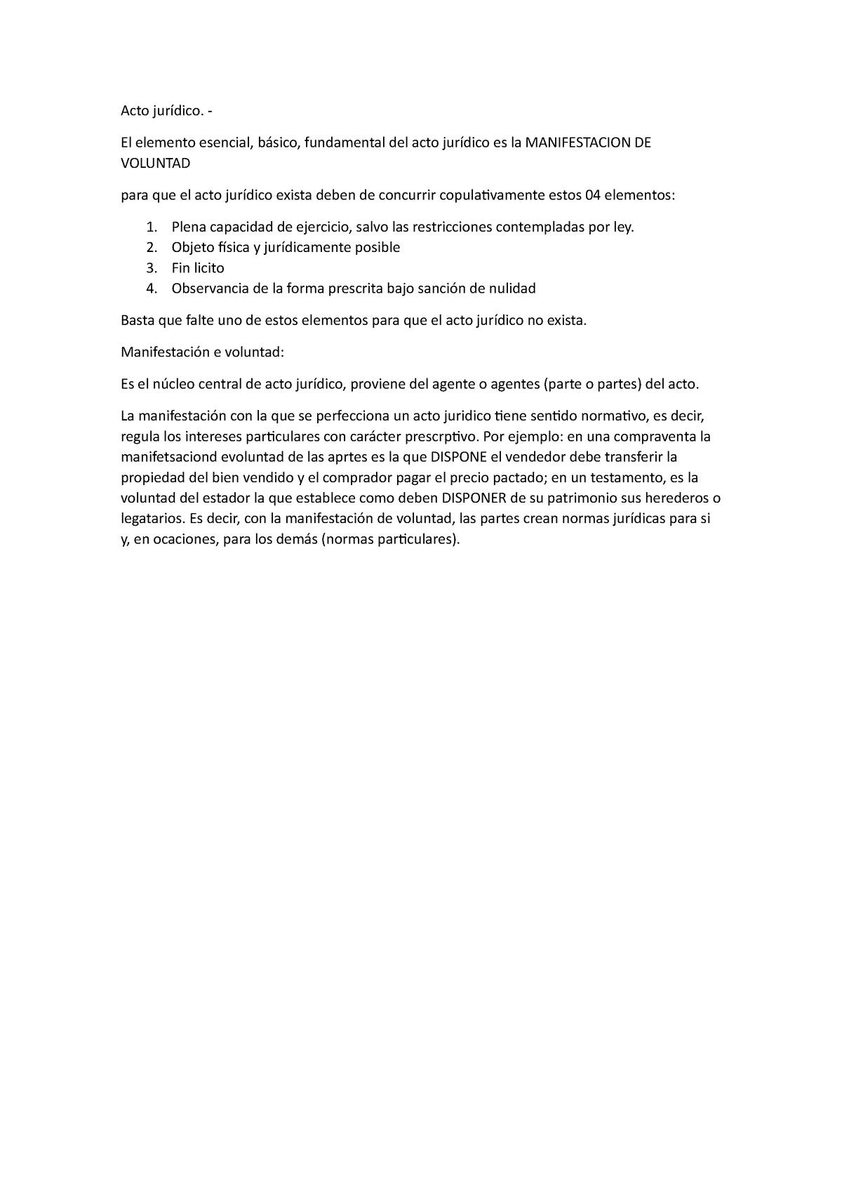 Acto Jurídicokari - Acto Jurídico, Requisitos Esenciales De Validez ...