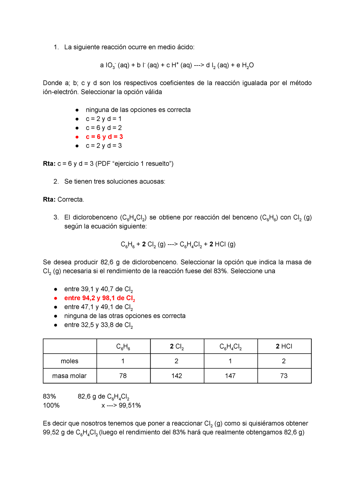 Segundo Parcial Ejercicios Resueltos Para Química Uba Xxi La Siguiente Reacción Ocurre En 2937