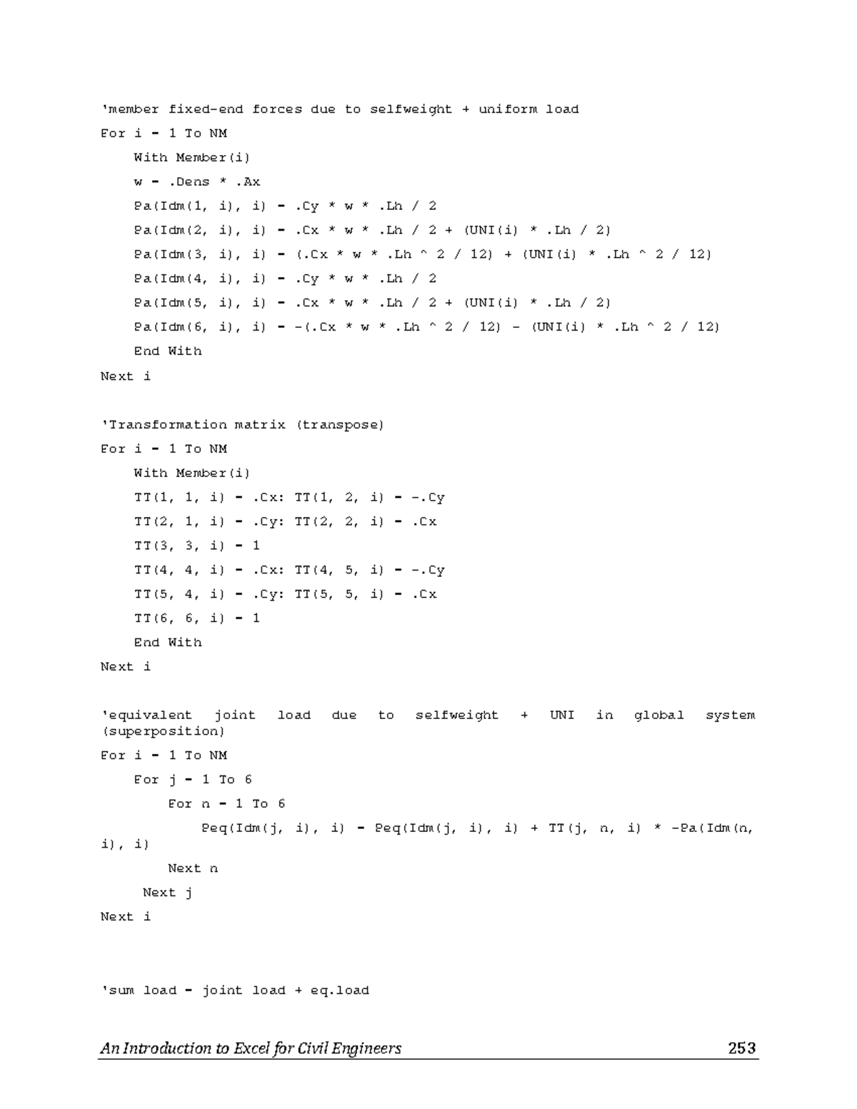 An Introduction to Excel for Civil Engineers From engineering theory to ...