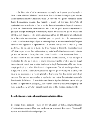 Dissertation - L'État Unitaire - TD N° La France : Un État Unitaire ...