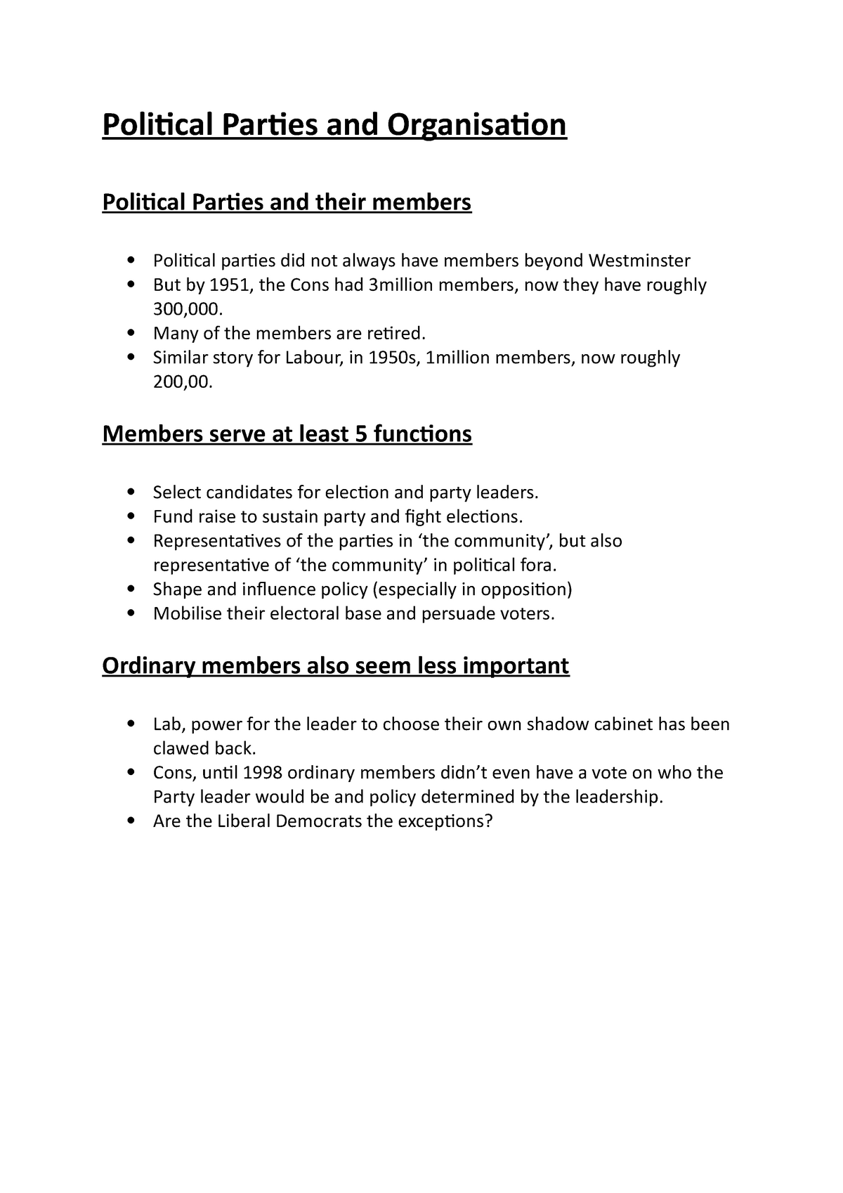 write an essay on the us party system