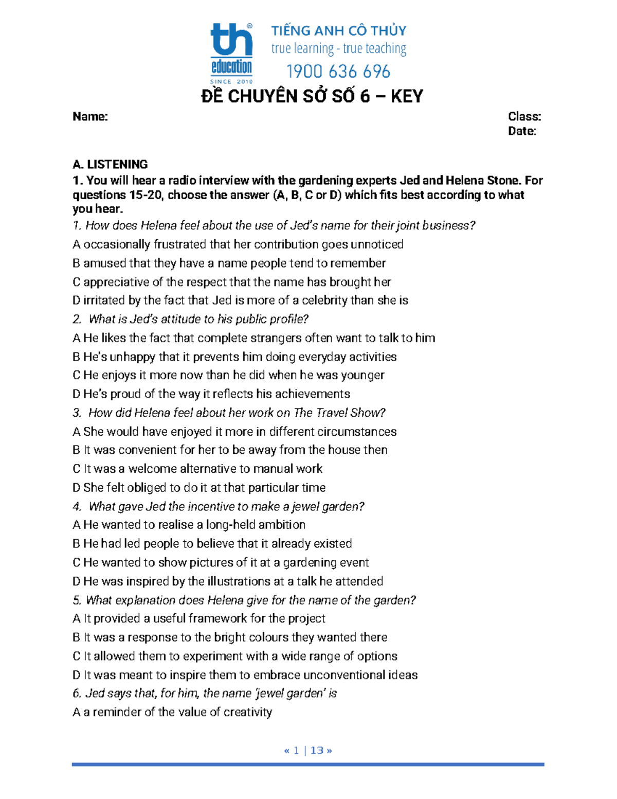chuy-n-s-s-6-key-chuy-n-s-s-6-key-name-class-date-a