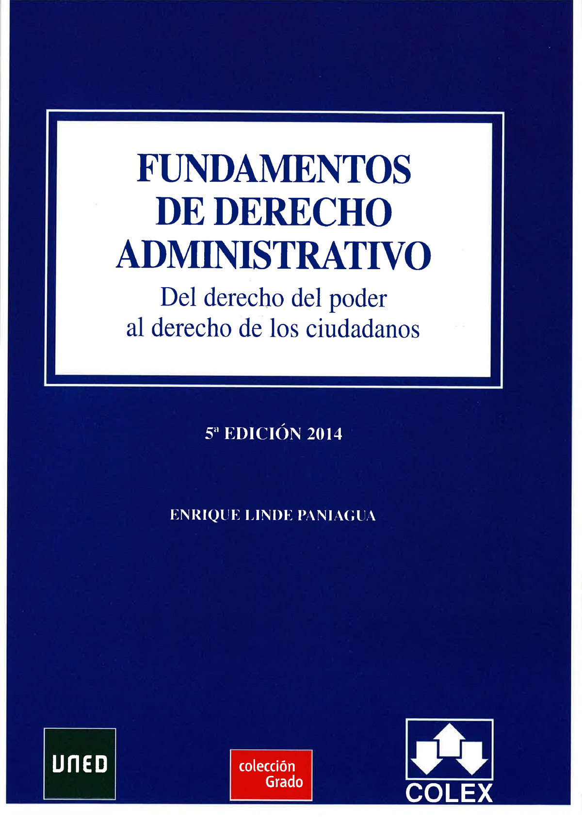 Fundamentos Del Derecho Administrativo Manual - Fundamentos Derecho ...