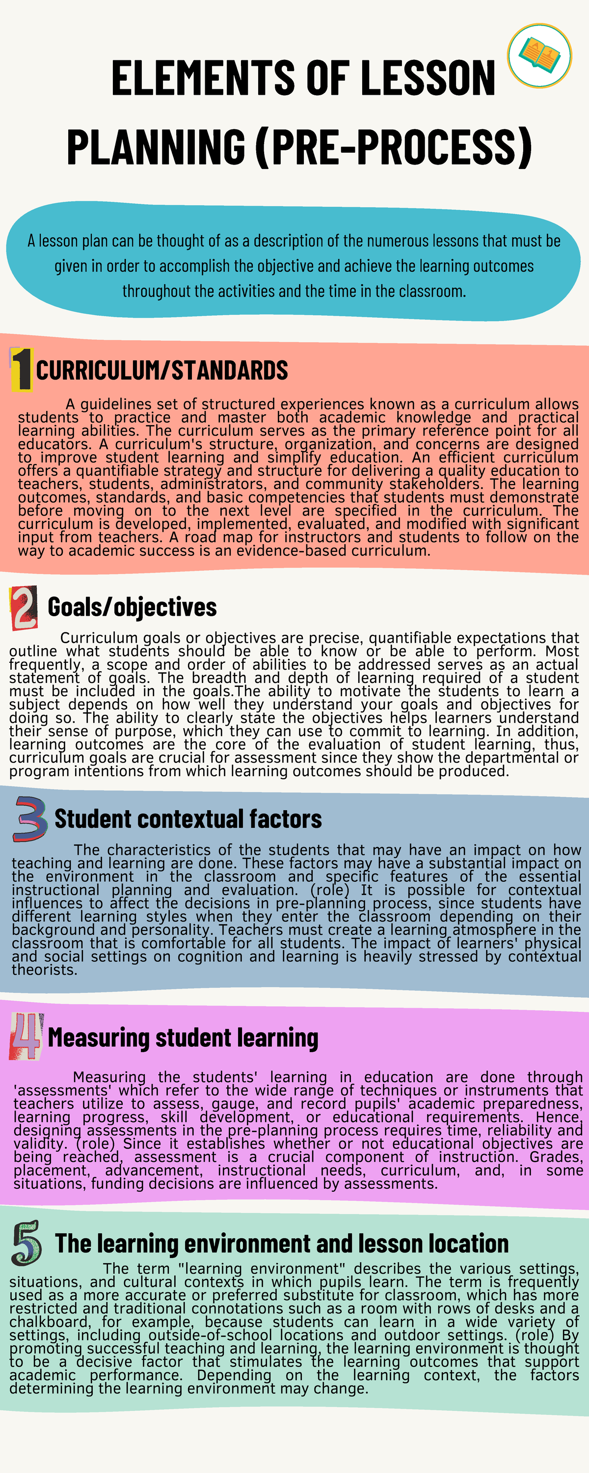 elements-of-lesson-planning-elements-of-lesson-planning-pre-process