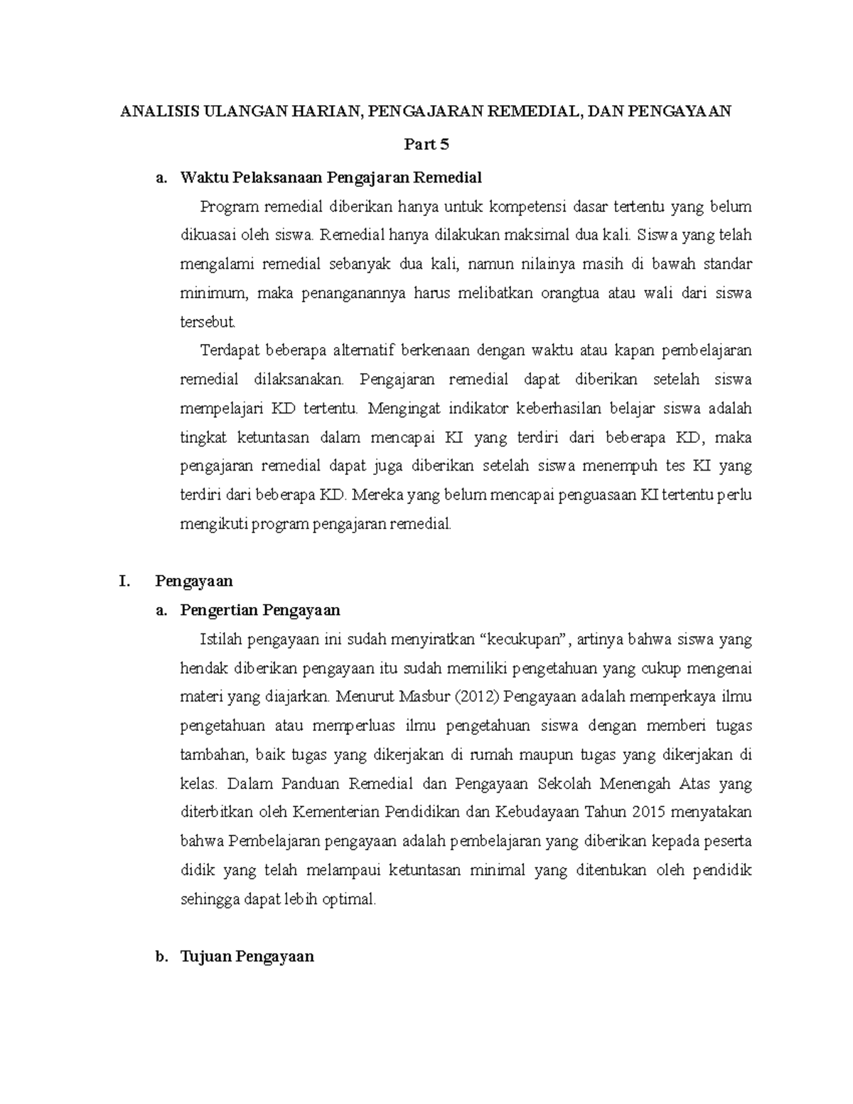 Analisis Ulangan Harian Part 5 - ANALISIS ULANGAN HARIAN, PENGAJARAN ...