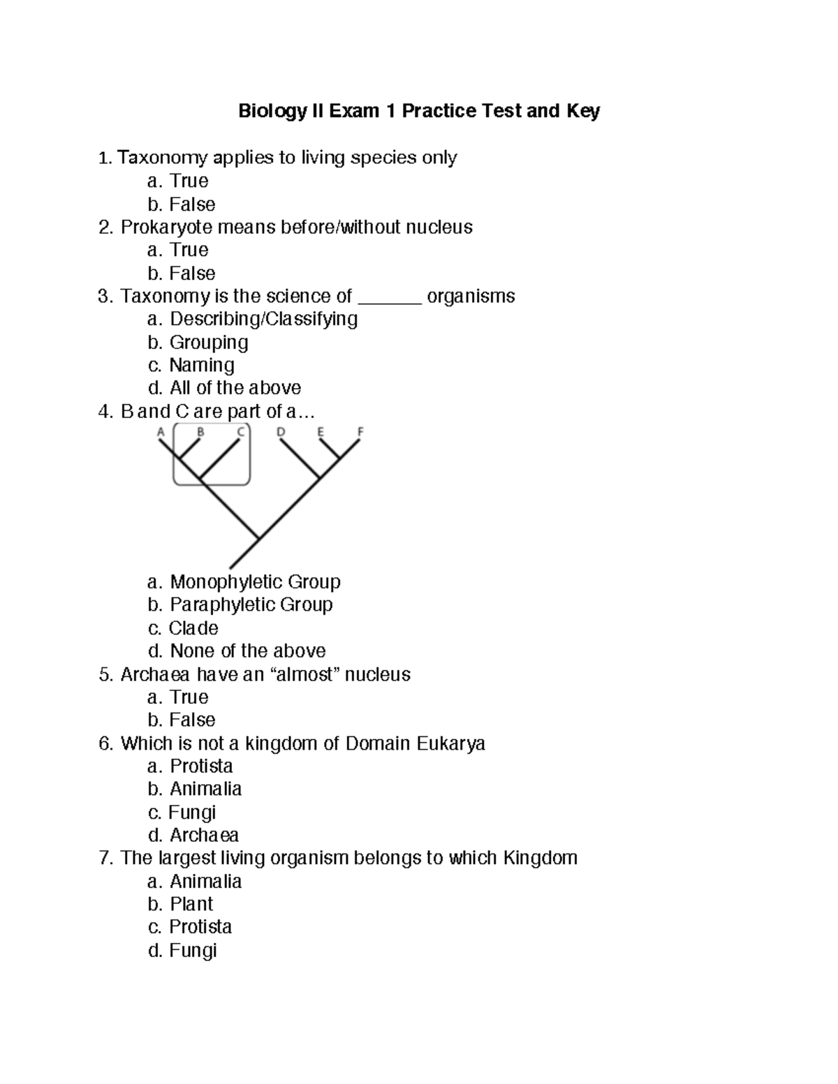 exam-1-practice-test-biology-ii-exam-1-practice-test-and-key-taxonomy