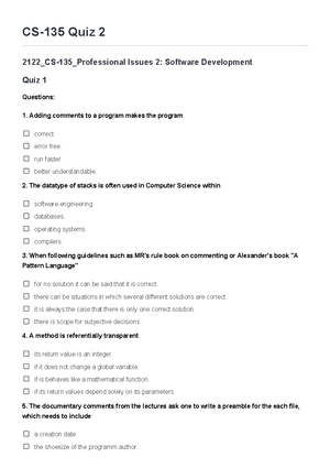 UTS quiz 2 Cheat Sheet by cjdvslee (2 pages) #education