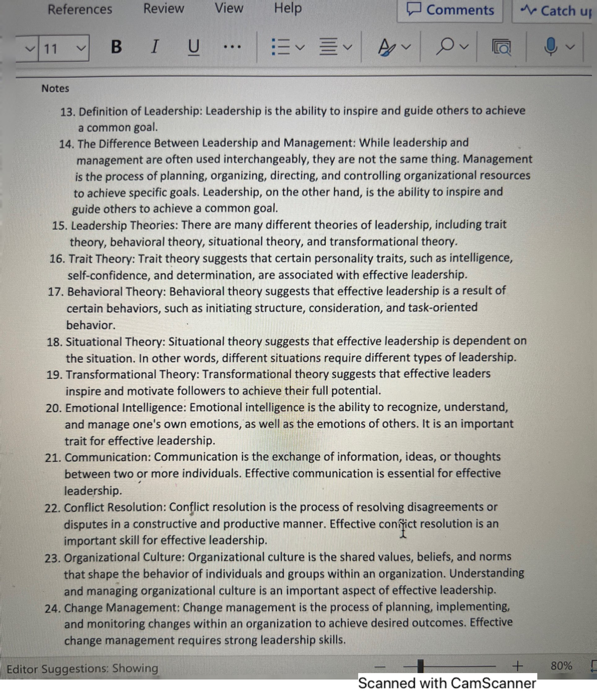 Bmnotes - Lecture notes for class AMGT320 Used as study guide material ...