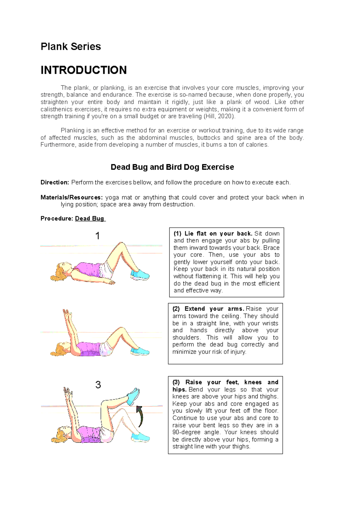 Plank-Series - Plank Series. You will see the deferent plank exercises ...