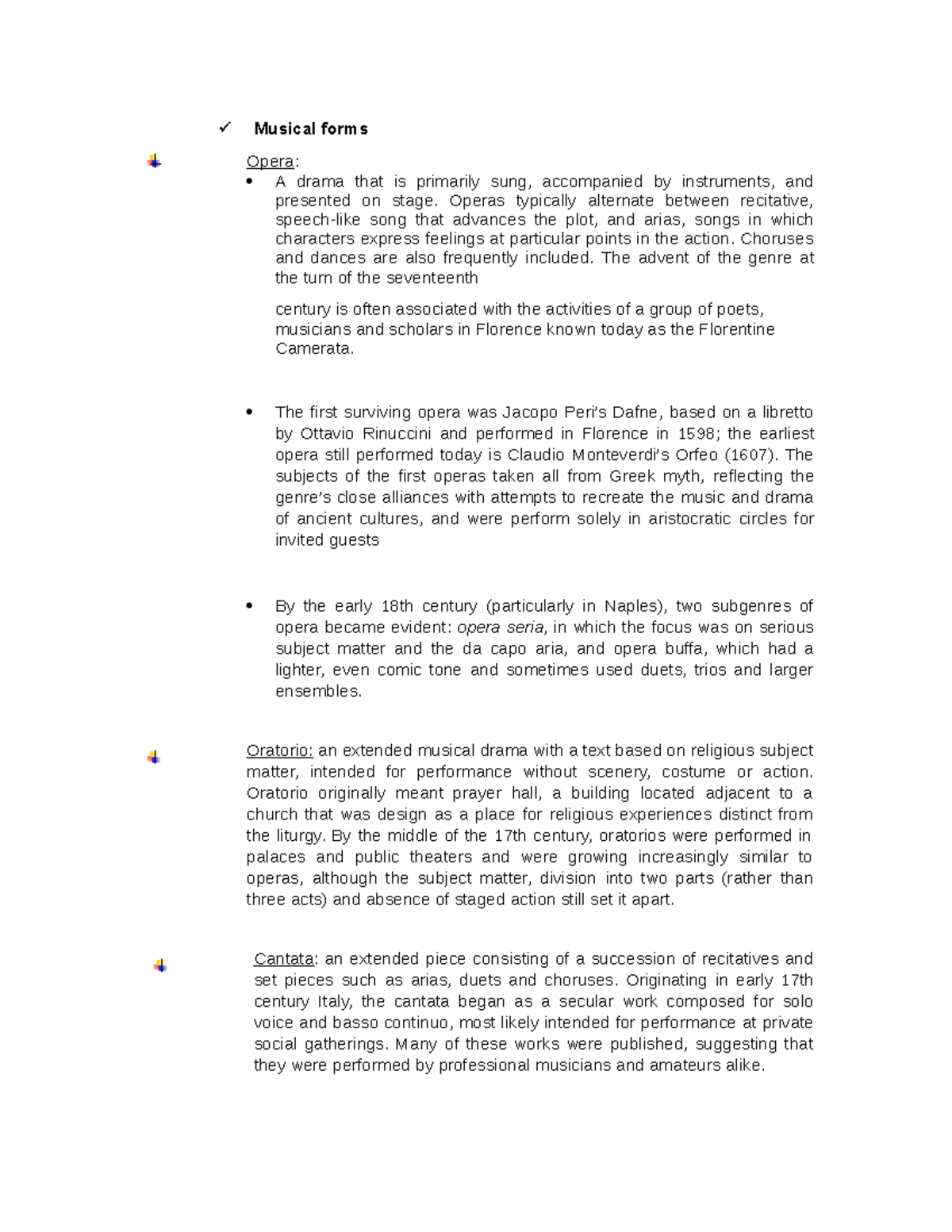 Musical forms - Musical forms Opera: A drama that is primarily sung ...