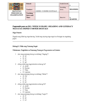 PT-WEEK 2-MATH - Deped Corner Digitals - Periodical Test for DLL-WEEK 2 ...
