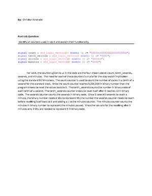 HW5 Spring 2024 - homework 5 - Homework Set CSCE2114 – Digital Design ...