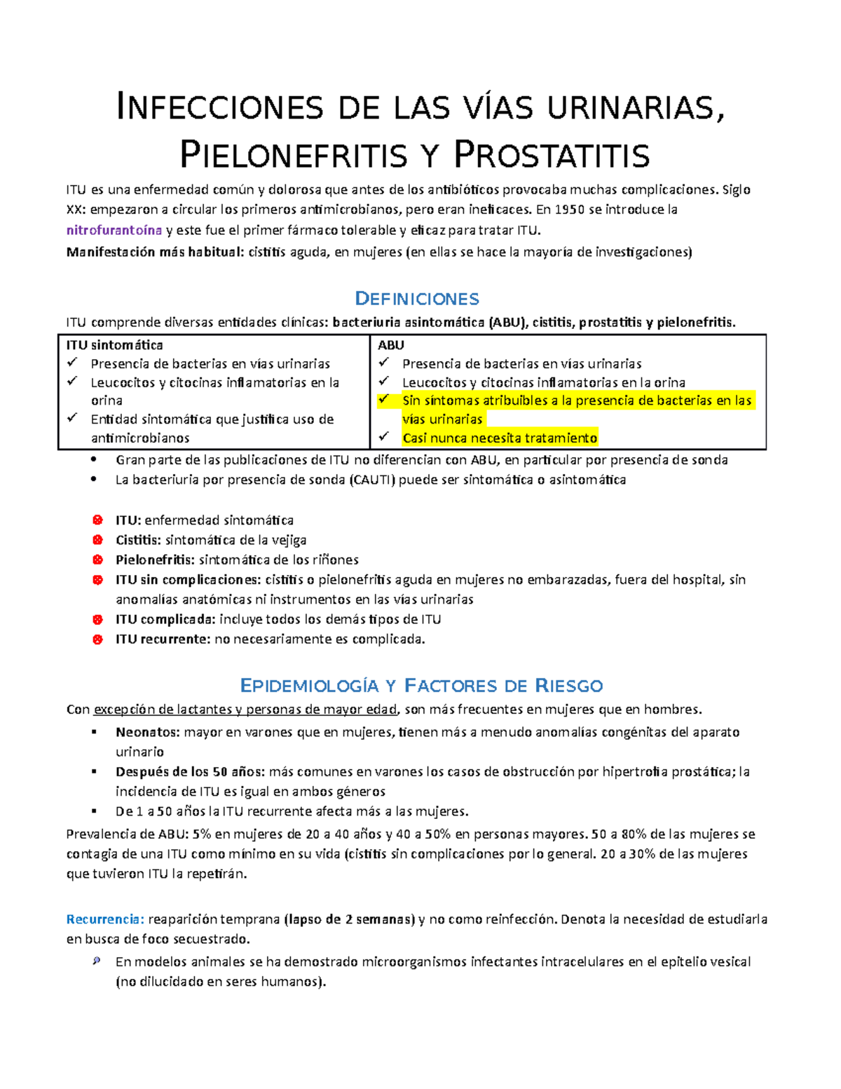 qué hacer cuando la prostatitis recurre