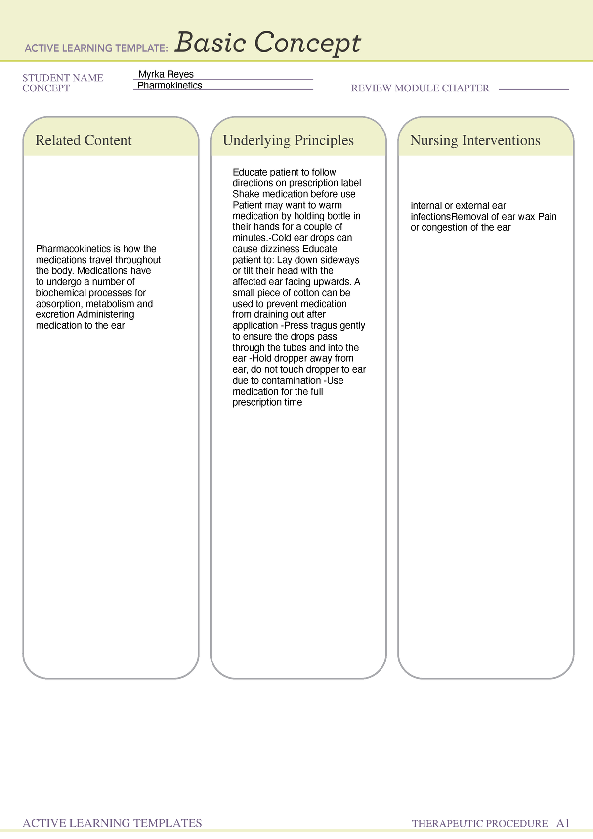 Basic Concept form-10 - helpful - N180 - STUDENT NAME CONCEPT REVIEW ...