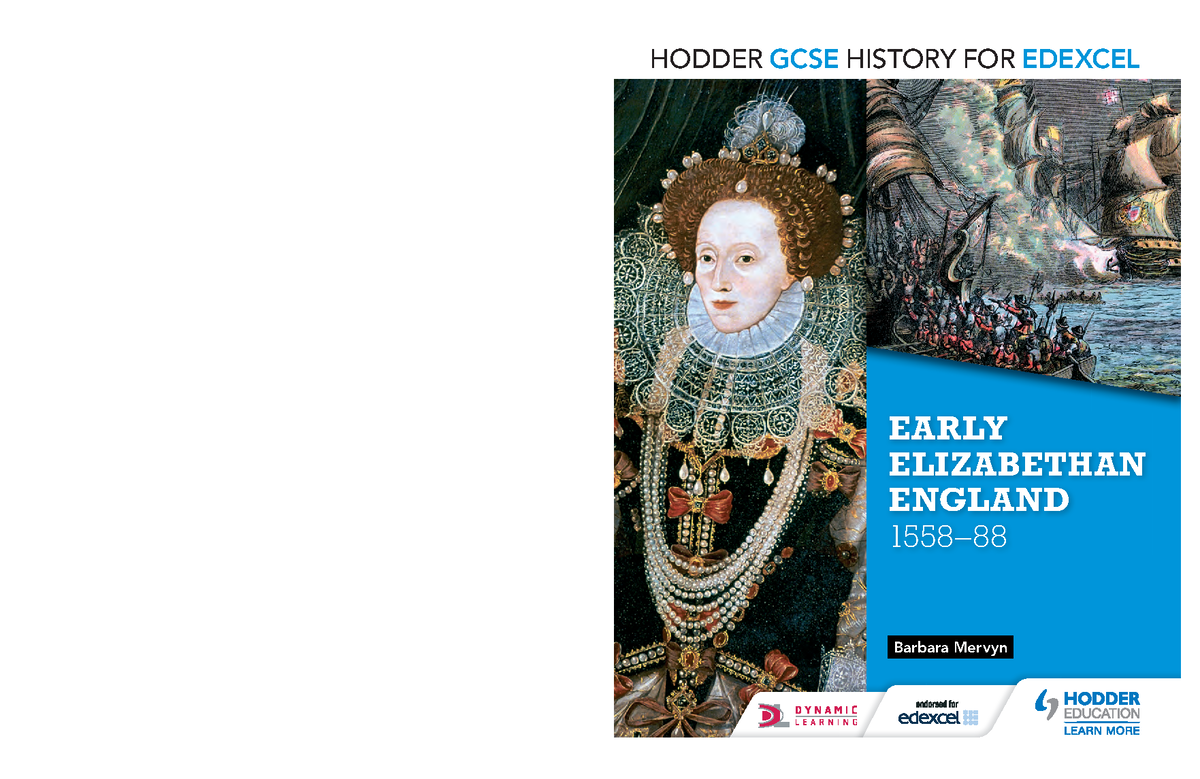 Edexcel GCSE History Elizabethan England sample material - EARLY ...