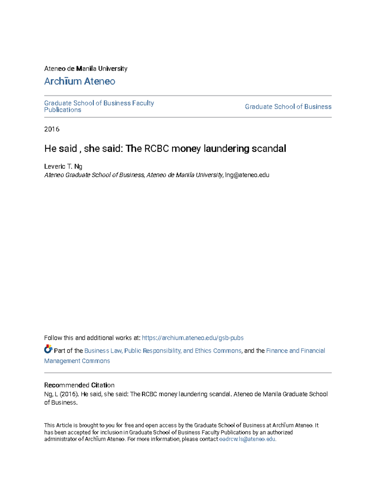 He-said-she-said -The-RCBC-money-laundering-scandal - Ateneo de Manila ...