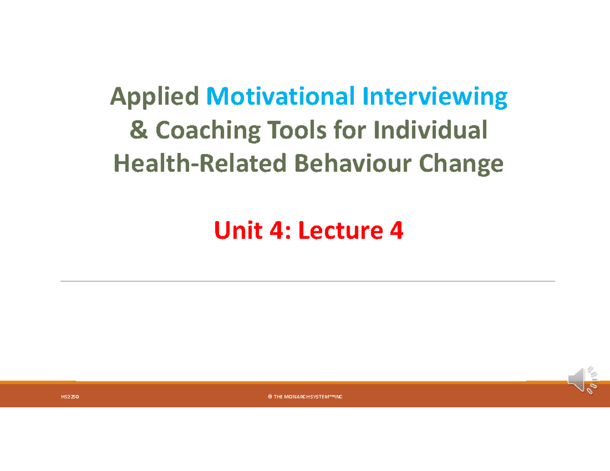 Unit+4+Lecture+4+full+slides-1 - © THE MONARCH SYSTEM ™ INC Applied ...