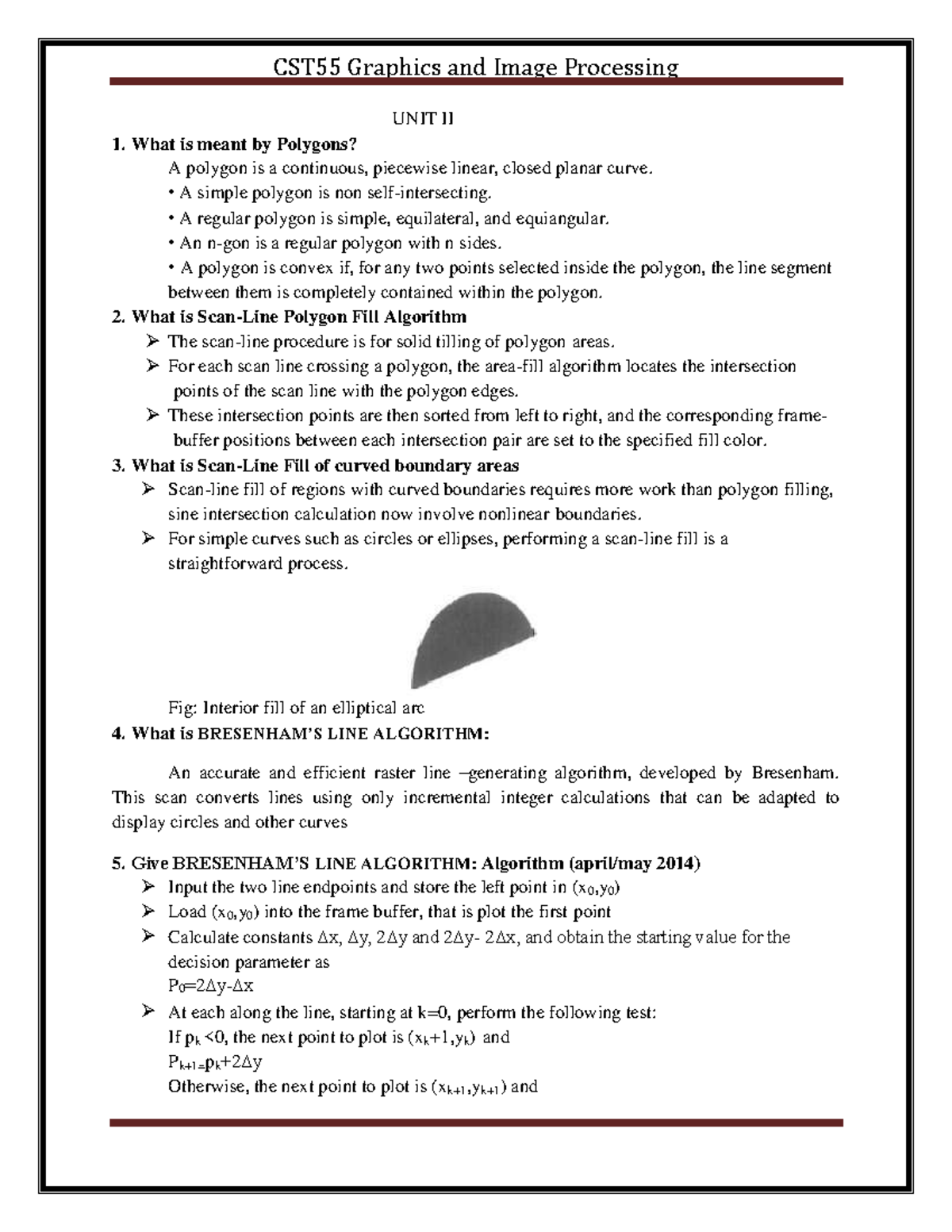 GIP(U2) - Graphics and image processing unit2 - UNIT II 1. What is ...