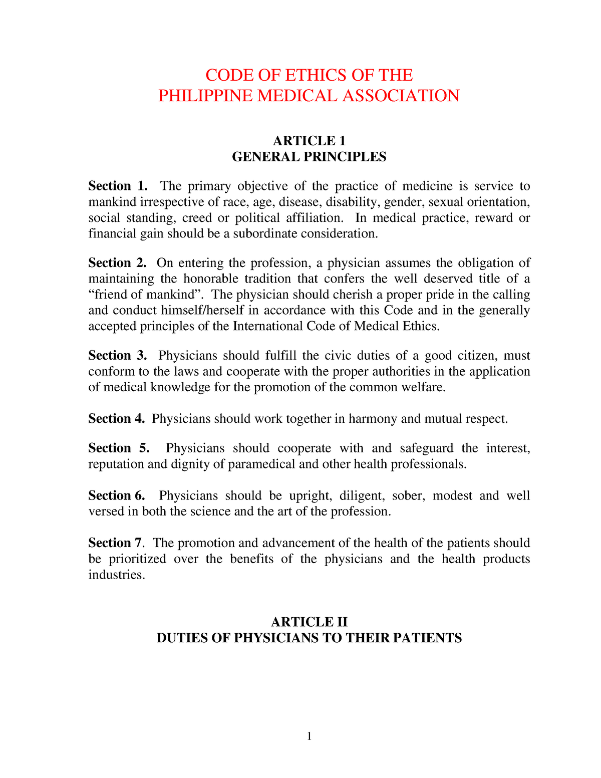 Final-PMA- Codeofethics 2008 - CODE OF ETHICS OF THE PHILIPPINE MEDICAL ...