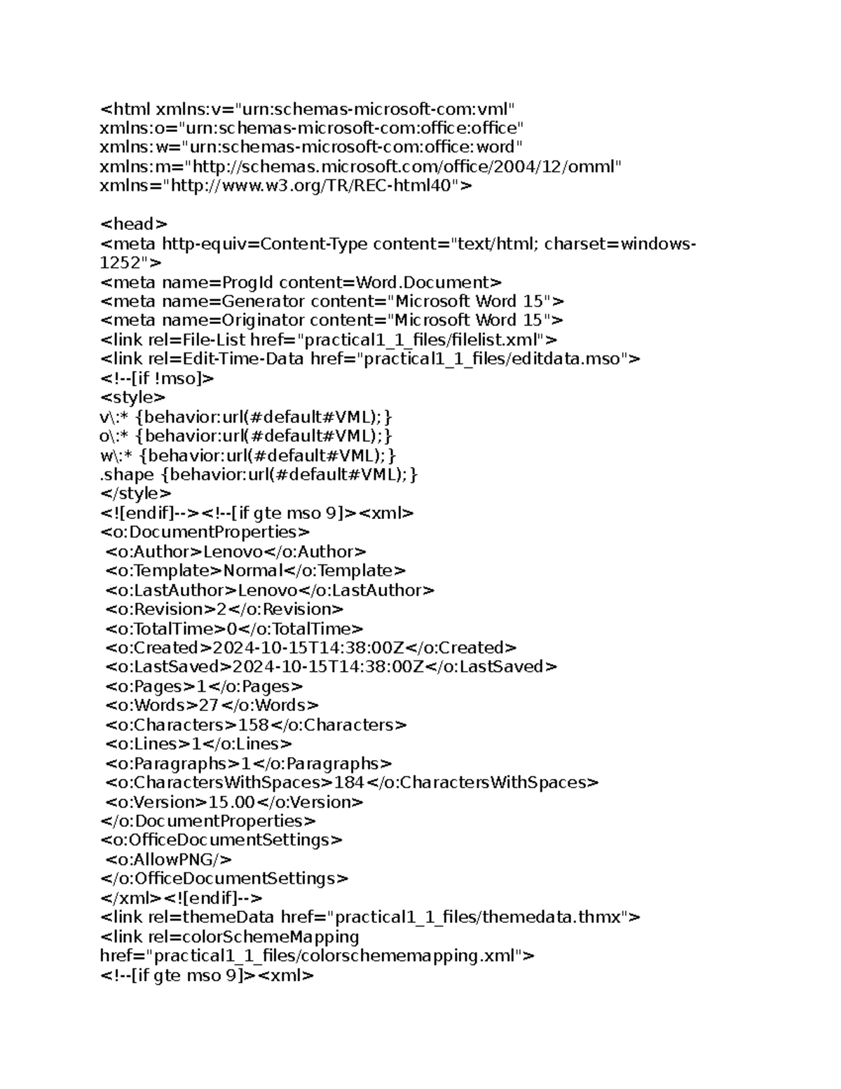 Practical 1 5 - code - Client side scripting