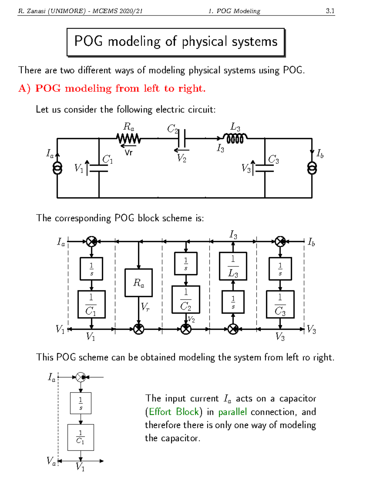 Mcsem Luc 2022 POG Modeling Physical Systems - R. Zanasi (UNIMORE ...