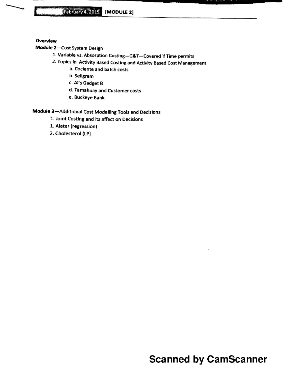 Comm 354 Part II Notes - COMM 354 - Studocu