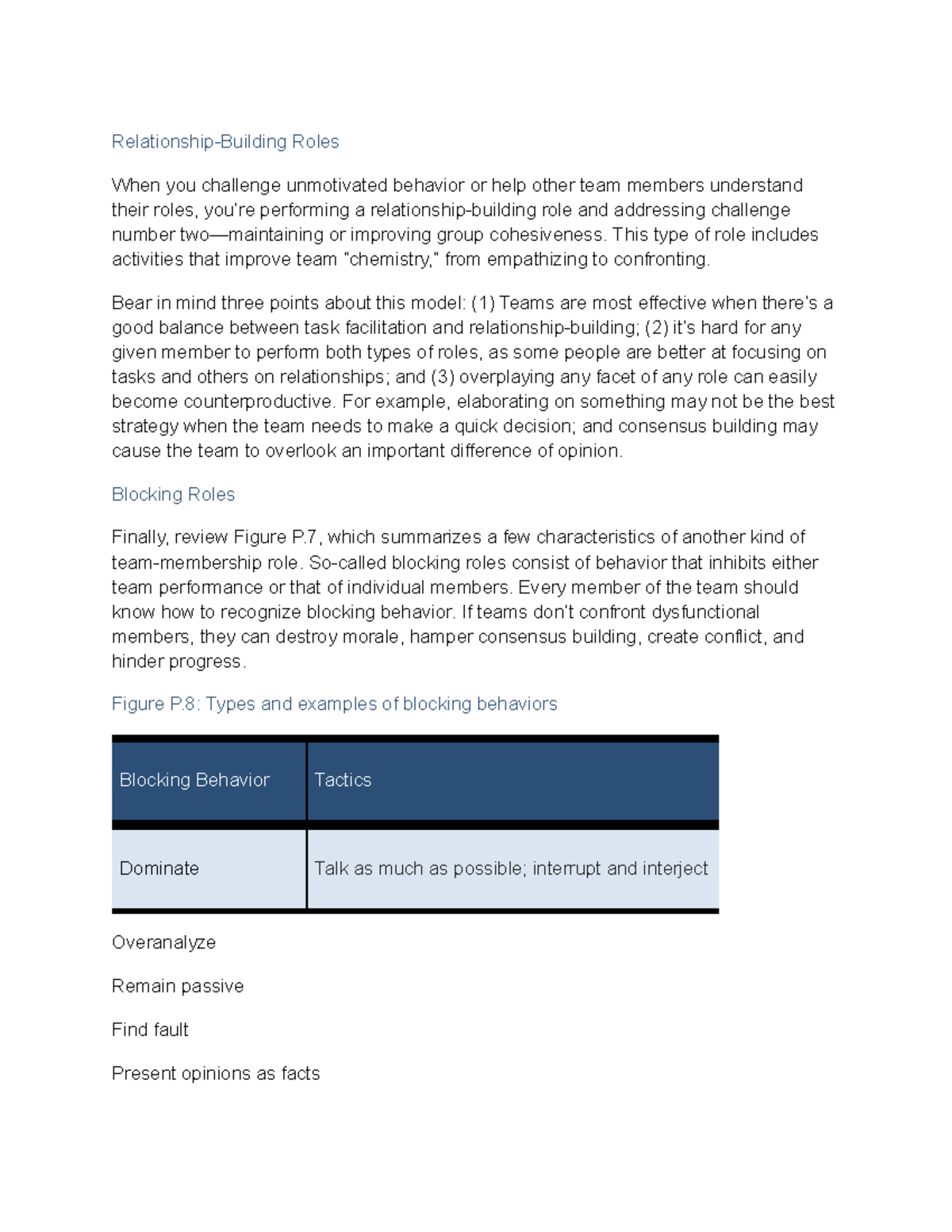 BUSN 1500 chapter note summary part 6 - Relationship-Building Roles ...