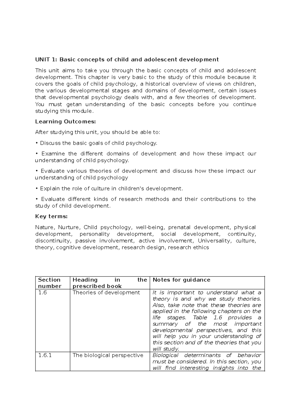 Summary of learning unit 1 0e8ce99a9ff3fc3d68fce94ed6a05781 - UNIT 1 ...