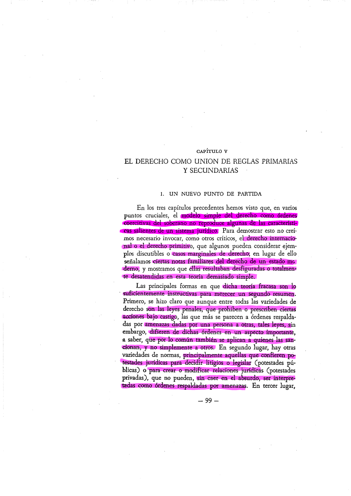 Hart, El Concepto De Derecho, Cap. V - CAPITULO V EL DERECHO COMO UNION ...