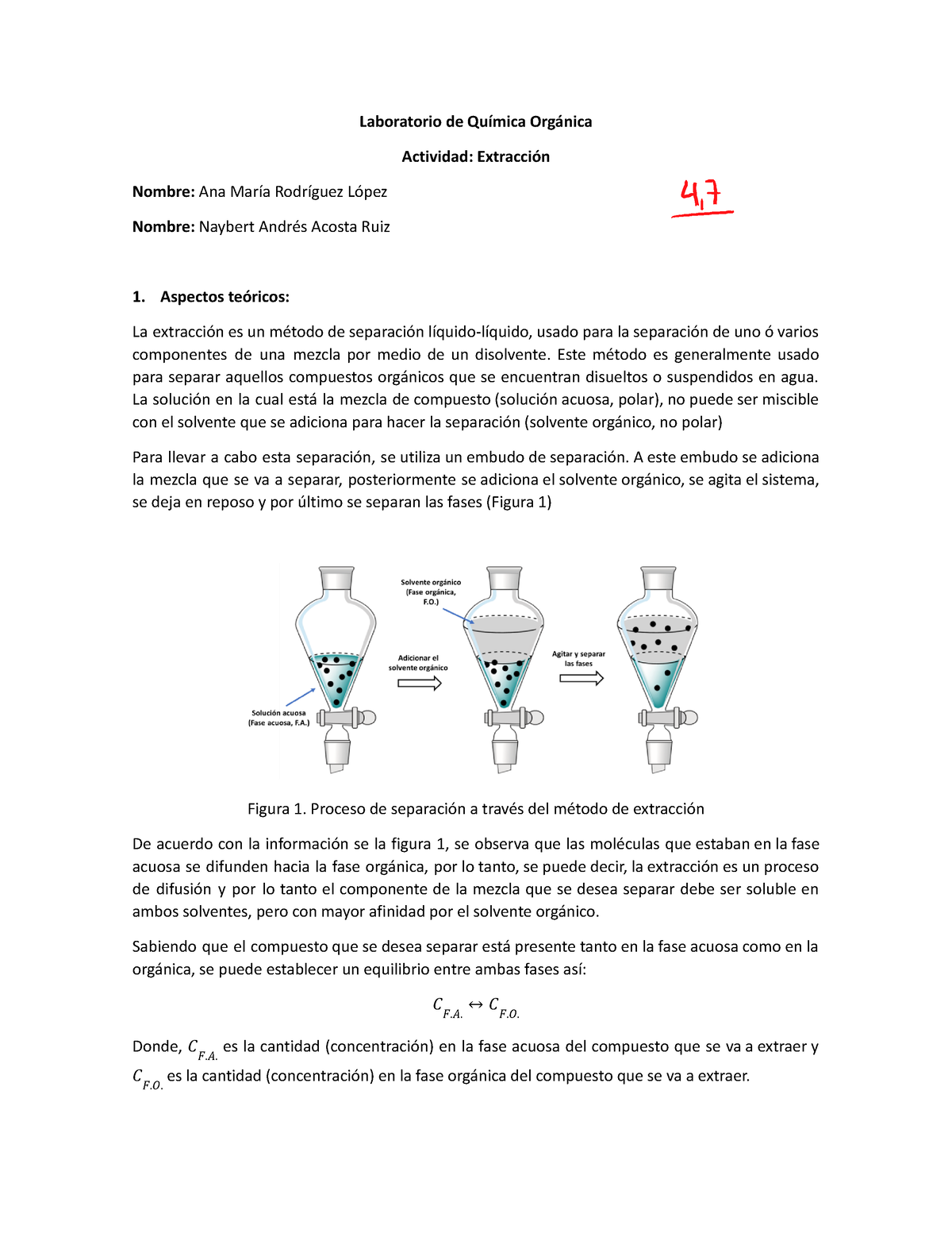 Práctica 2 Extracción - Practica De Extraccion - Laboratorio De Química ...