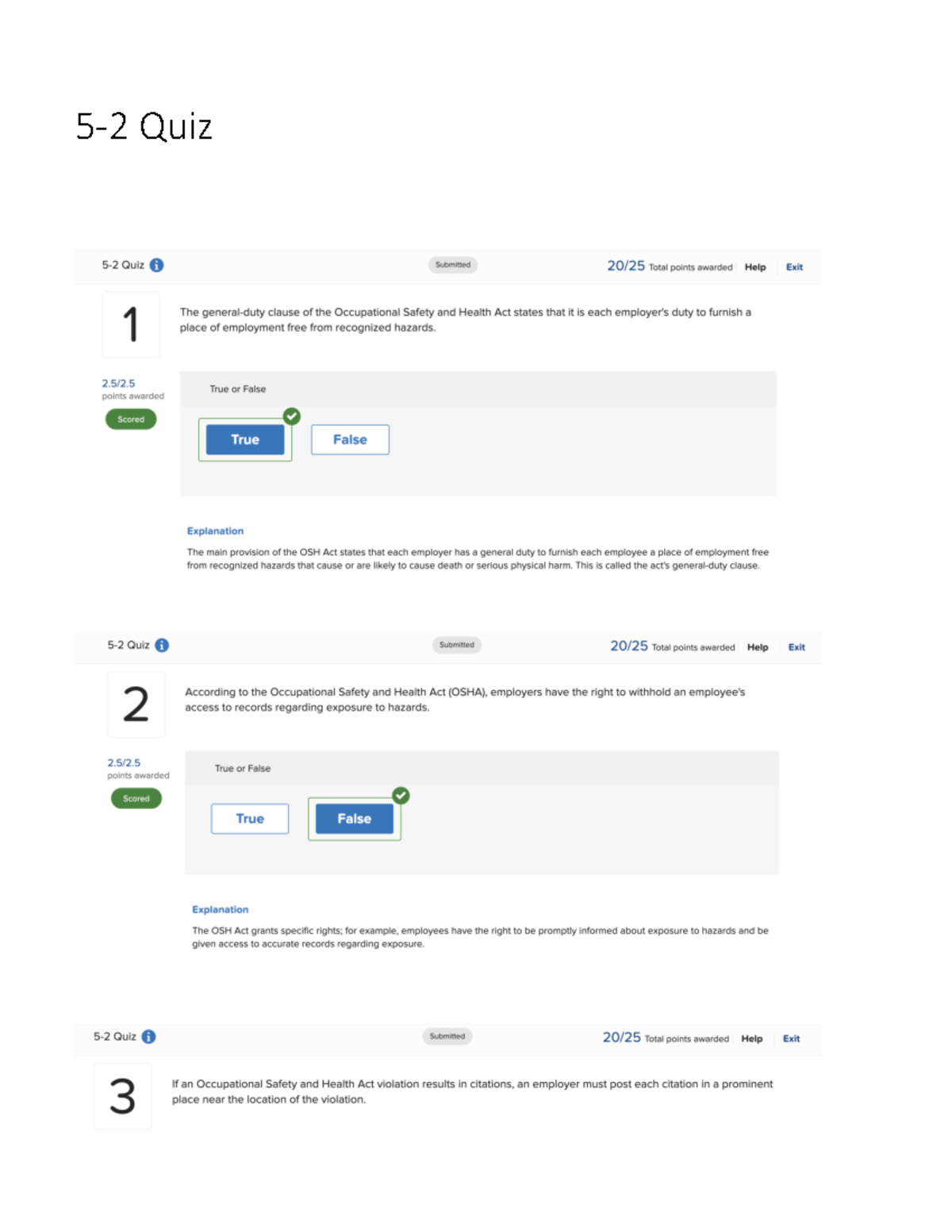 5-2 Quiz - module 5 quiz - HRM 225 - 5 - 2 Quiz - Studocu