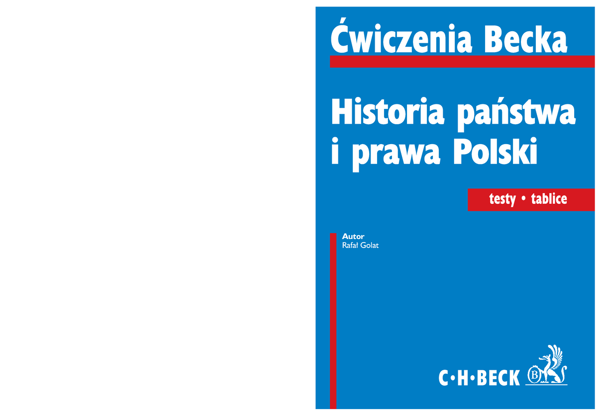 Kopia 223126600-Testy-z-Historii-Prawa-i-Pa Stwa-Polski - C·H·BECK ...