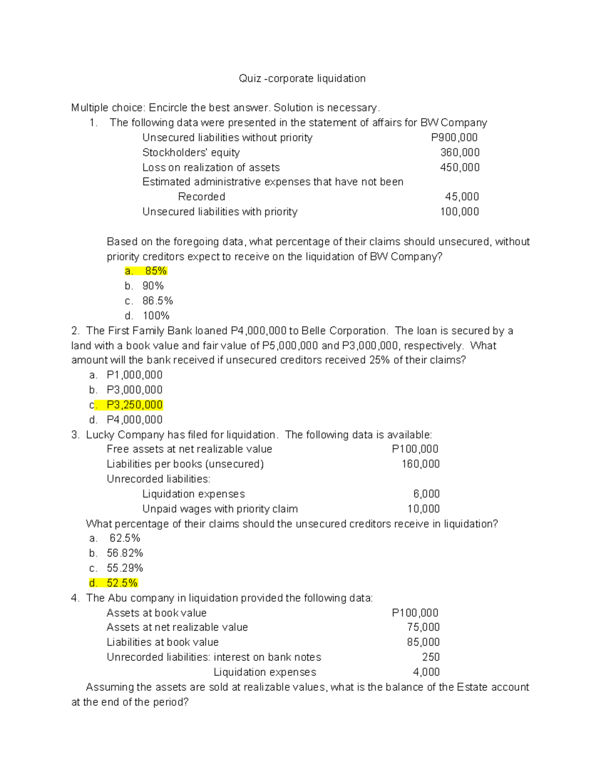 accounting-reviewer-quiz-corporate-liquidation-multiple-choice