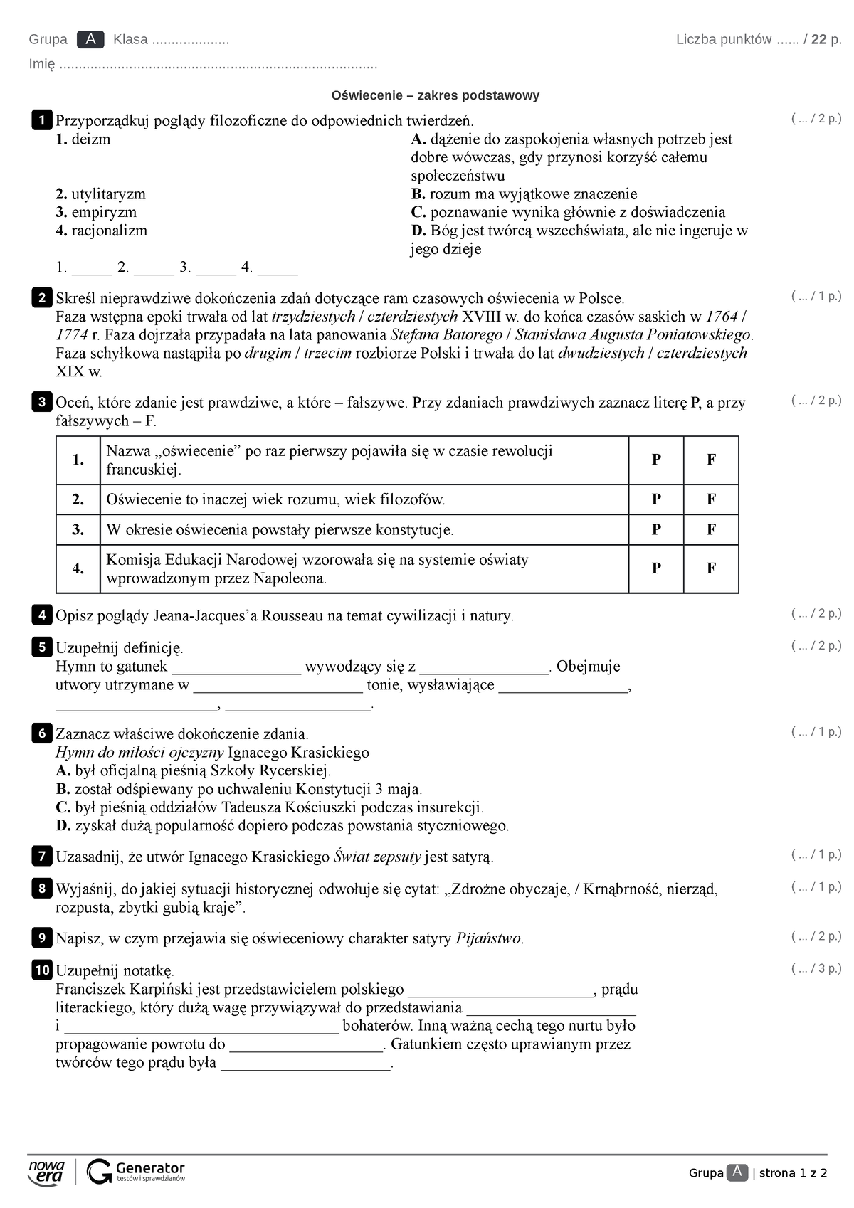 Owiecenie-zakres-podstawowy-test-z-widoczn-punktacj Compress - Grupa A ...