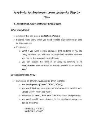Type Script Part 3 - Lecture notes 9-11 - JavaScript for Beginners ...