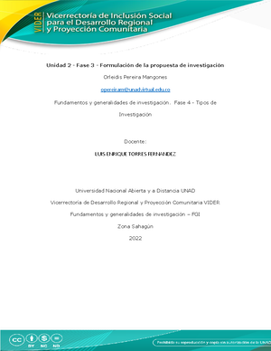 Fundamentos Y Generalidades De Investigación Fase 1- Presaberes ...