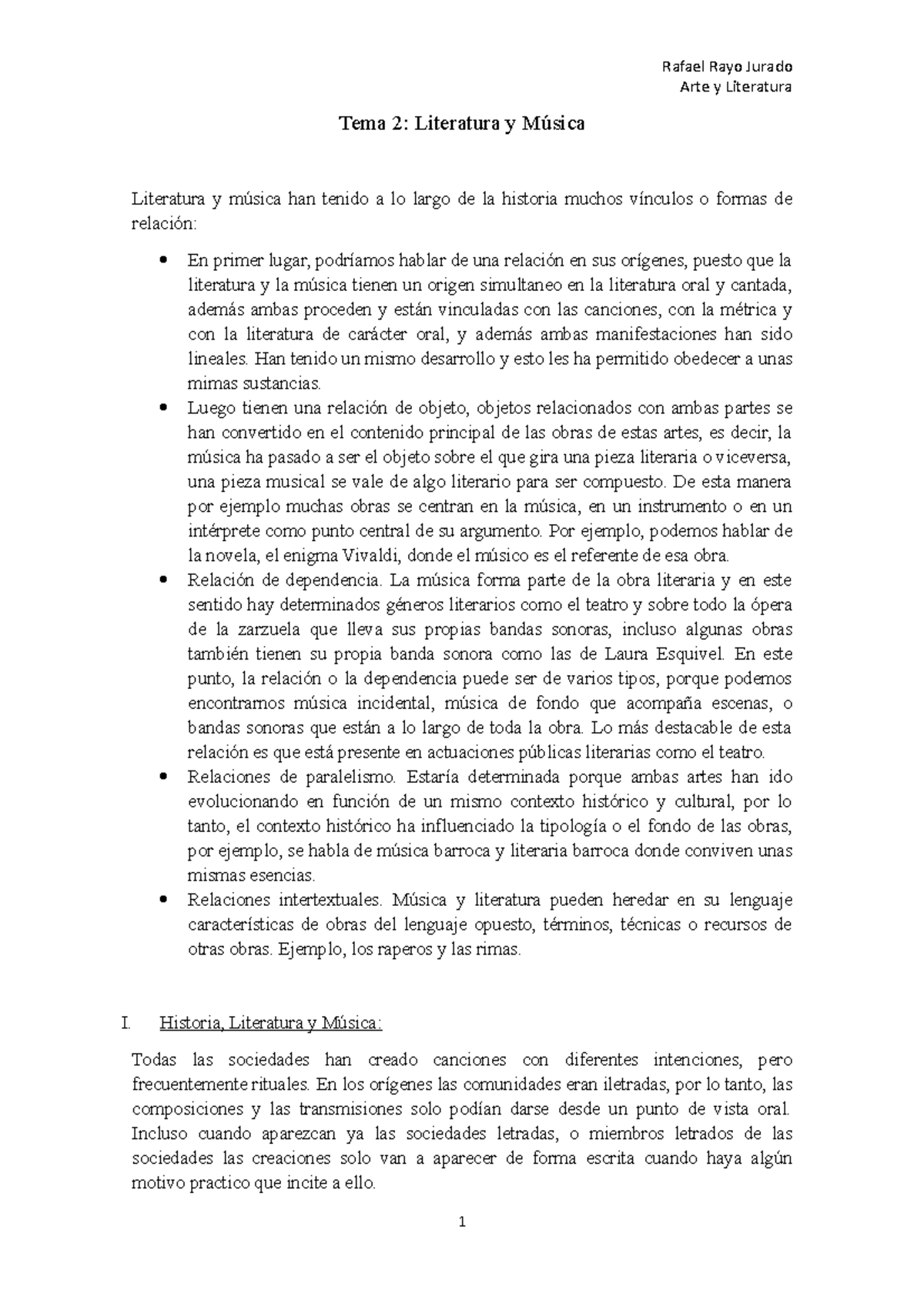 Tema 2 - Literatura y Arte, Universidad de Córdoba - Arte y Literatura ...