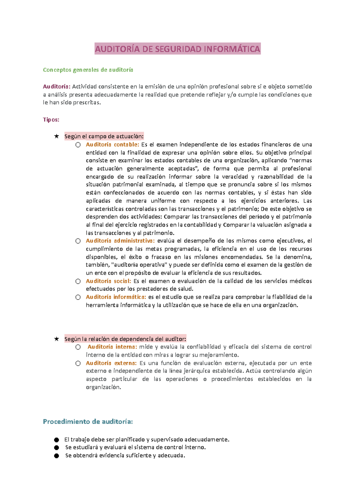 Auditoria De Seguridad Infromatica - AuditorÍa De Seguridad InformÁtica 