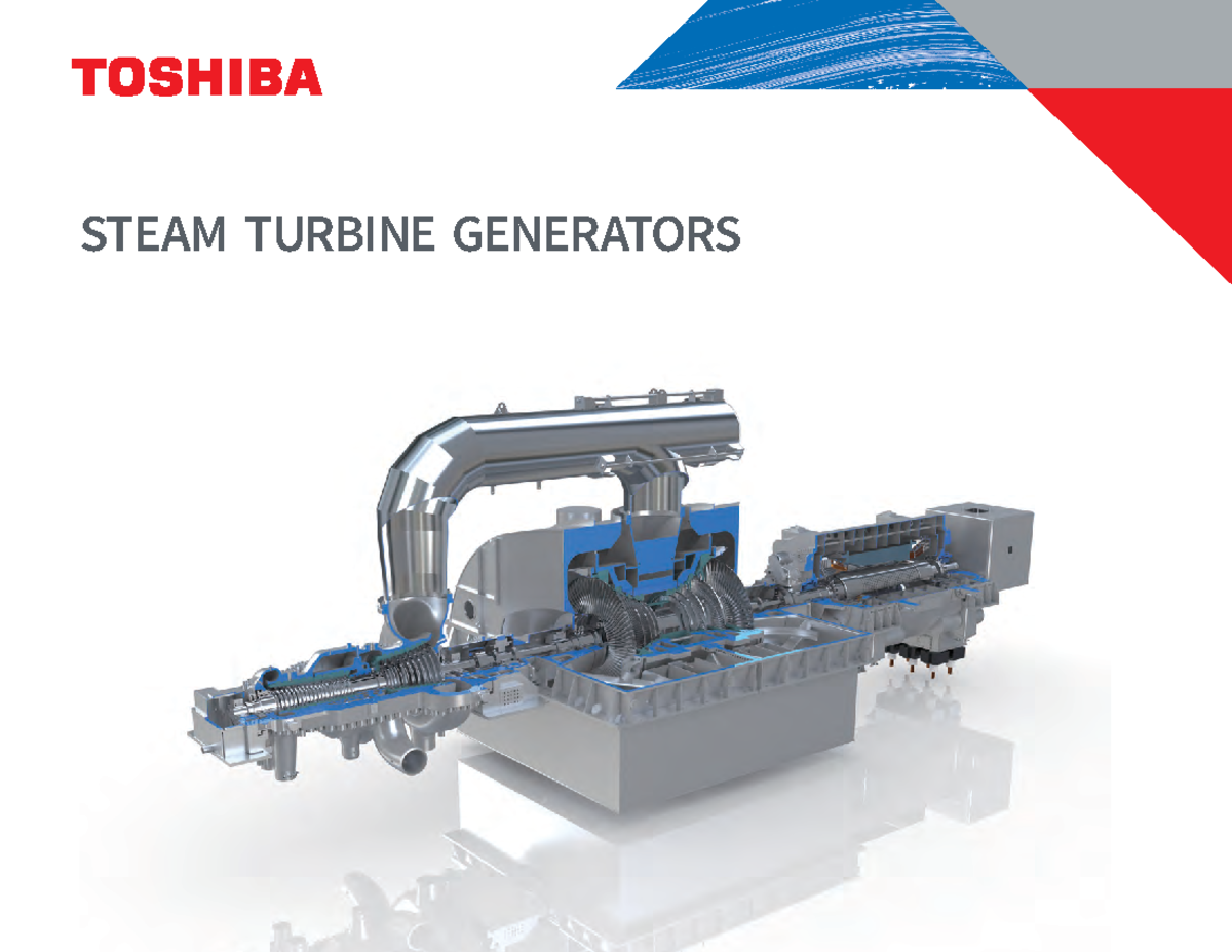 Toshiba- Catalog - STEAM TURBINE GENERATORS Latest supply record Since ...