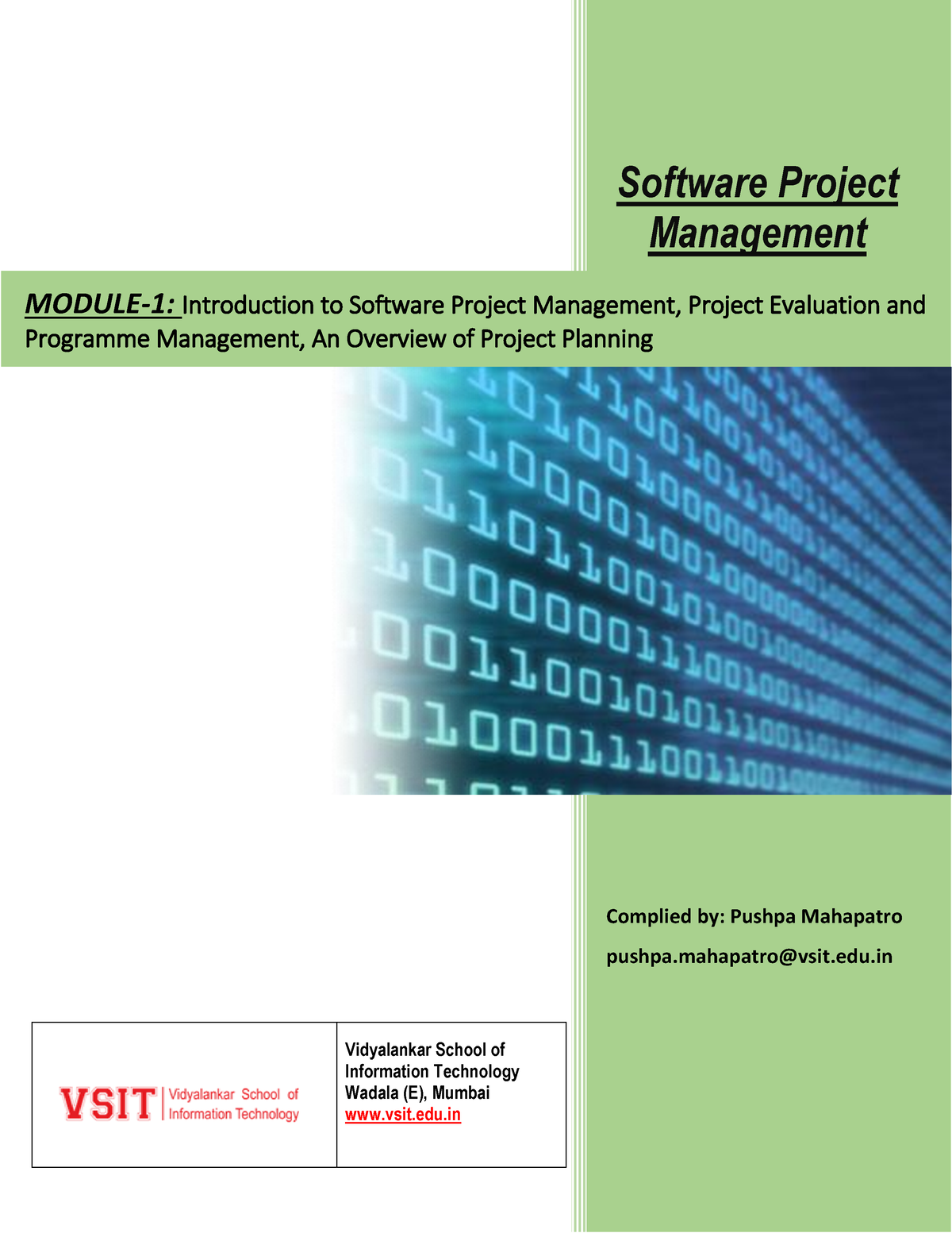 spm-unit-1-software-project-management-complied-by-pushpa-mahapatro