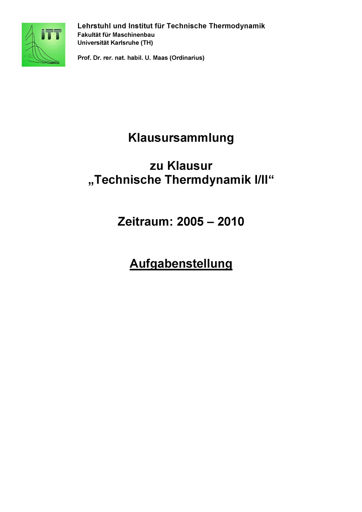 Prüfung 2010 Fragen Klausursammlung Von 2005 2010 Kit - 