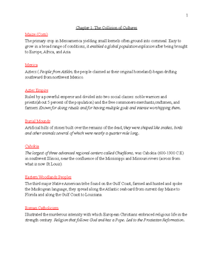 1301 Exam 2 Review Sheet - REVIEW SHEET 1 OF 3 FOR 1301 TEST Chapter 4 ...