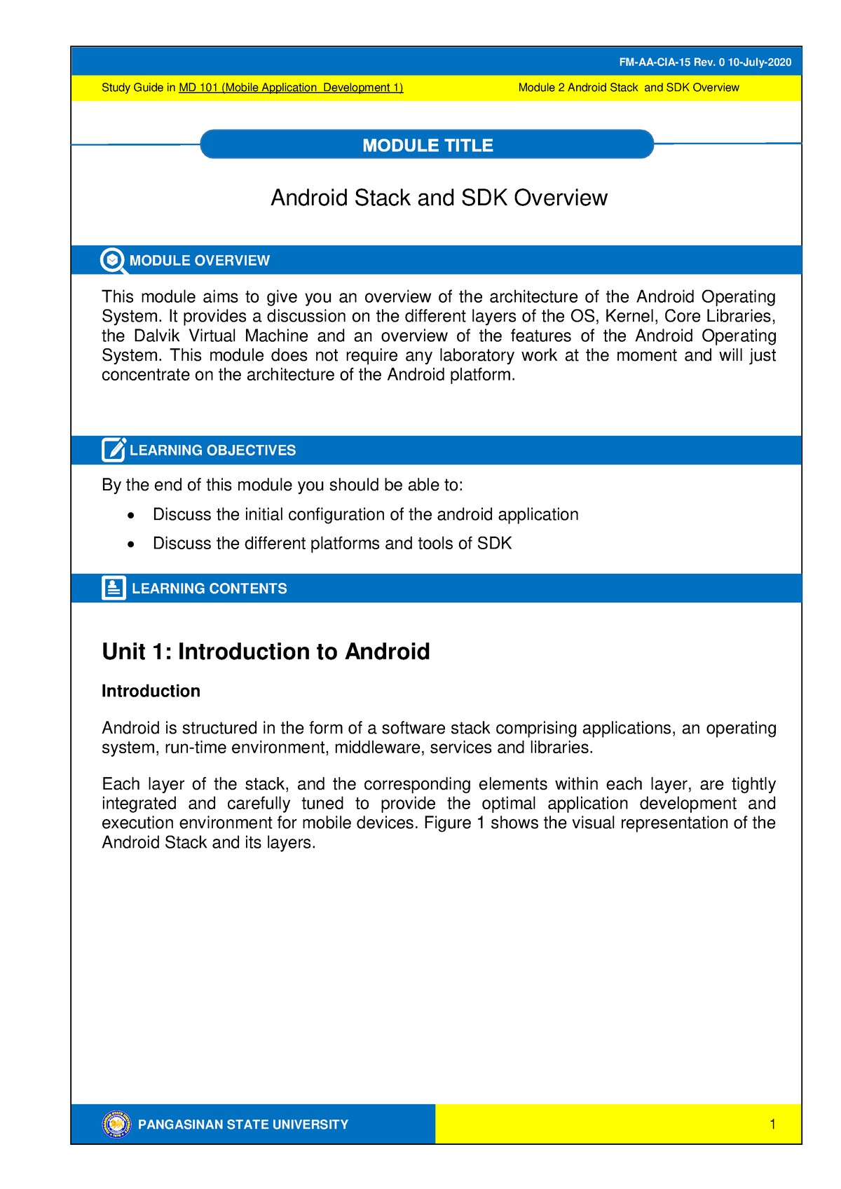 md 101 case study