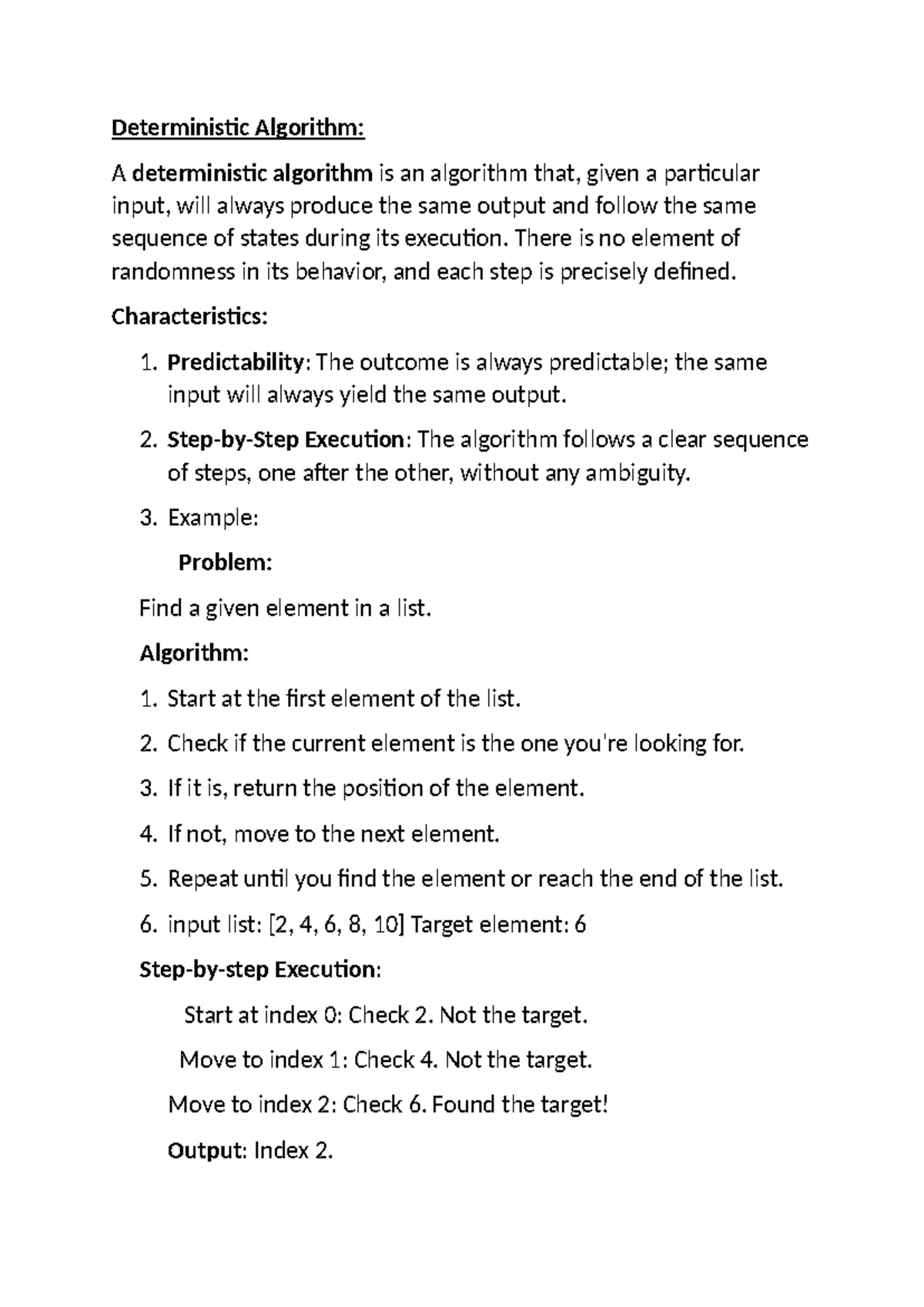 DAA mynotes u1-2 - these are notes about daa 2nd unit - Deterministic ...