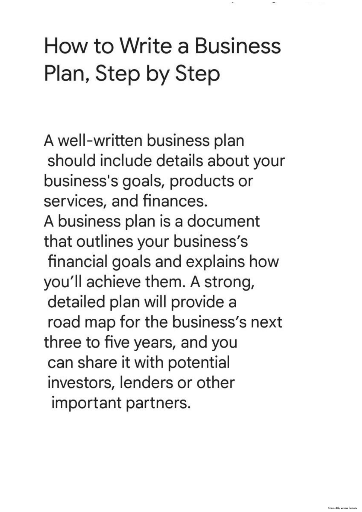 how-to-write-a-business-plan-step-by-step-business-management-studocu